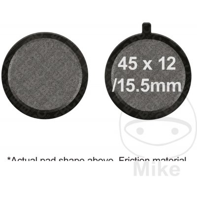 EBC brzdové destičky Standard EBC YAMAHA FS1 50 DX 77-80, FS1G 50 DX 76, RD 50 78, RD 50 DX 75-80, RD 125 DX 75-77, RD 200 DX 75-77, RS 100 DX 79-80 – Hledejceny.cz