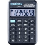 DONAU TECH kapesní kalkulačka DONAU TECH 2083, 8místná, černá – Zboží Mobilmania