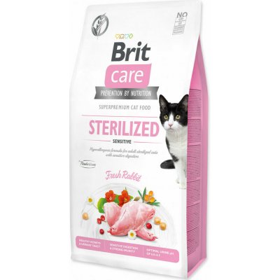 Brit dry cat care Grain Free Sterilized Sensitive 7 kg – Zboží Mobilmania