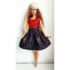 Výbavička pro panenky LOVEDOLLS Fialovozlatá společenská sukně