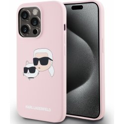 Karl lagerfeld Liquid Silicone Double Heads Magsafe pro iPhone 14 Pro Max Pink