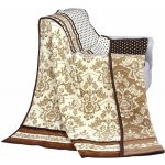 Bellatex deka Karmela Plus Hnědé ornamenty 150x200 – Zboží Mobilmania