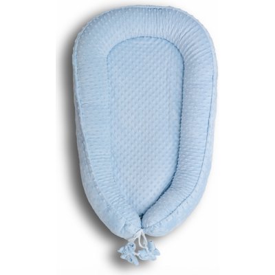 ESITO Luxusní hnízdo Minky Bamboo jednobarevné modrá modrá – Sleviste.cz