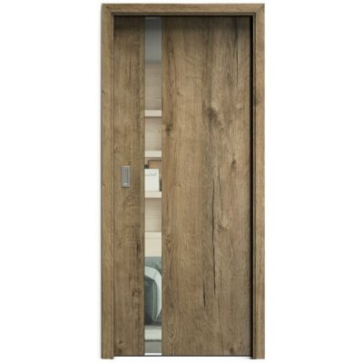 Sapeli Harmonie Komfort M83 posuvné dub sherwood 60 x 210 cm Čiré sklo – Hledejceny.cz