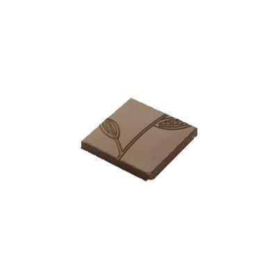 Chocolate World Forma na čokoládu - 18x tabulka čtverec lístky 34x34 mm