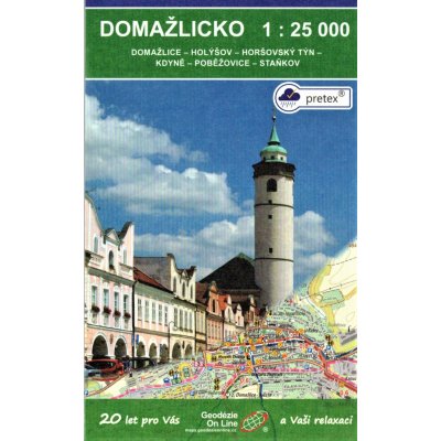 Domažlicko 1:25 000 (2020, 1. vydání, GOL_101, pretex) – Hledejceny.cz