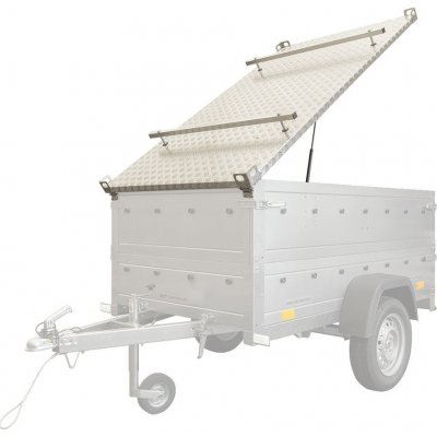 Plochý hliníkový kryt pro přívěs Garden Trailer KIPP 200 | Zboží Auto