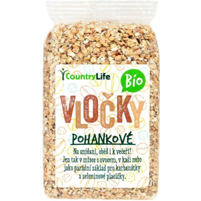 Country Life Vločky pohankové bio 250 g