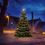 DECOLED LED světelná sada na vánoční stromy vysoké 3-5 m teplá bílá – Hledejceny.cz