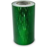 Univerzální hologramová samolepící fólie na metry MOTIV 1 čtverečky - šíře 25cm - zelená