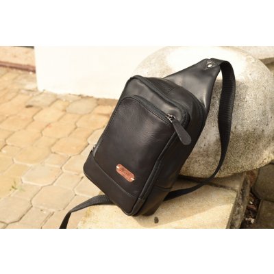 Kubát Kůže Kožená pánská taška Crossbody hnědá Ham 5457D42HUN černá – Zbozi.Blesk.cz