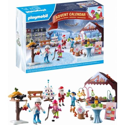 Adventní kalendář Výlet na vánoční trhy PLAYMOBIL 71472 – Hledejceny.cz