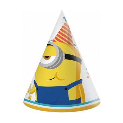 Procos EKO papírové čepičky Mimoni Padouch přichází 6 ks – Zboží Dáma