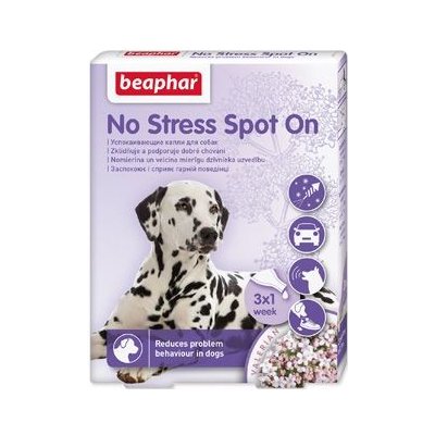 Beaphar No Stress Spot-on pro psy 3 x 0,4 ml – HobbyKompas.cz Beaphar No Stress Spot-on pro psy 3 x 0,4 ml – HobbyKompas.cz