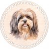 Pedig a proutí expresslaser.cz 73 Lhasa Apso Víko na háčkovaný košík 20cm