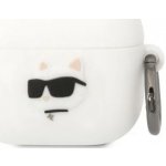 Karl Lagerfeld AirPods 3 cover Silicone Choupette Head 3D KLA3RUNCHH – Zboží Živě