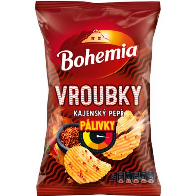 Bohemia Vroubky Pálivky kajenský pepř 120 g – Sleviste.cz