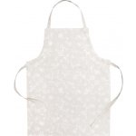 SCANquilt zástěra dekoro vločky béžovobílá 60x80cm – Sleviste.cz