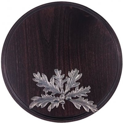 Dřevo Novák Podložka pod trofej č.313 černá+plechové krytí zbraní – Sleviste.cz