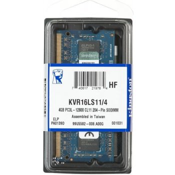 Kingston Valueram DDR3L 4GB 1600MHz CL11 KVR16LS11/4