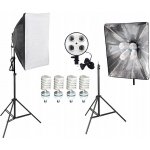 Studio Softbox SS-35288 set lampa s paticí pro 4x35W, stativ – Zboží Živě
