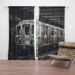 Sablio Závěs Městské metro s graffiti: 2ks 140x250cm – Hledejceny.cz