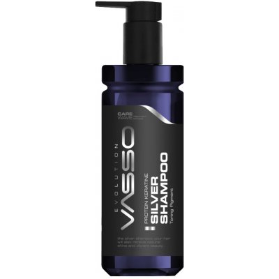 Vasso Men Silver šampon na vlasy s proteinem a keratinem 370 ml – Hledejceny.cz