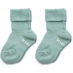 KipKep Dětské ponožky Stay-on-Socks 2 páry Pale Green měs. – Sleviste.cz