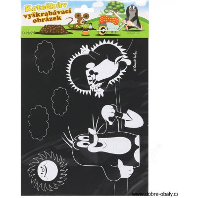 Krtečkův vyškrabávací obrázek 19 x 26 cm – Sleviste.cz