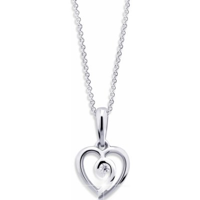 Cutie Jewellery Romantický přívěsek z bílého zlata Z6298 1609 40 10 X 2 – Sleviste.cz