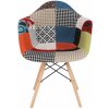 Jídelní židle Kondela Tobo 3 New patchwork / buk