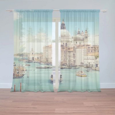 Záclony Bazilika svatého Marka: 2 ks - 150x250 cm - Sablio – Hledejceny.cz