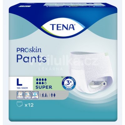 TENA Pants Super L 12 ks – Zboží Mobilmania