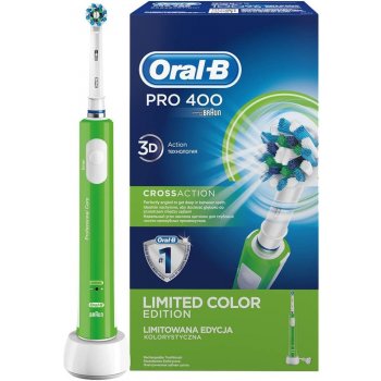 Oral-B Pro 400 CrossAction Green od 1 199 Kč - Heureka.cz