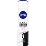 Nivea Invisible for Black & White Clear deospray 150 ml – Zboží Mobilmania