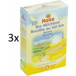 Holle Bio Banánová mléčná kaše - 3 x 250g