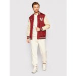 47 Brand New York Yankees Drift Track Jacket 681658AA-551982 burgundy – Zboží Mobilmania