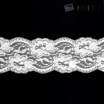 Elastická krajka bílá, 100 mm – Zbozi.Blesk.cz