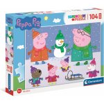 Clementoni 23735 Supercolor Prasárko Peppa 104 dílků – Zboží Mobilmania