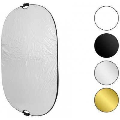 Odrazná deska (H) 5-in-1/150x200cm, vč. 2ks stativových hlav, FOMEI – Zboží Živě