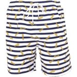 James Cromwell koupací šortky blue striped pineapple – Zboží Mobilmania
