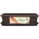 Samozavlažovací truhlík Garden Flor 60 cm hnědý – HobbyKompas.cz