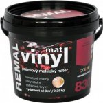 Barvy A Laky Hostivař Remal Vinyl Color mat, prémiová malířská barva, omyvatelná, 830 vínově červená, 250 g – Zboží Mobilmania