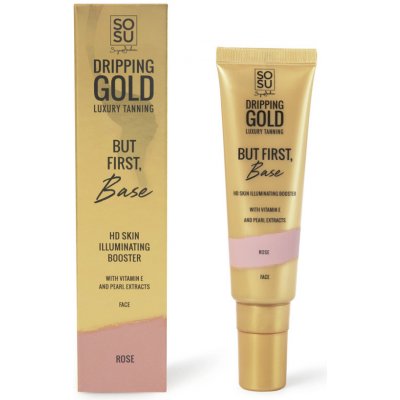 SOSU Dripping Gold But First Podkladová báze Rose 30 ml