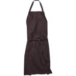 Cg Workwear Verona Dlouhá pracovní zástěra s laclem 01145-01 Chocolate – Hledejceny.cz