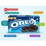 Oreo Original Kakaové sušenky s náplní s vanilkovou příchutí 176 g – Hledejceny.cz
