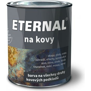 Eternal Na kovy - antikorozní barva na kov 5 kg Světle šedá 402