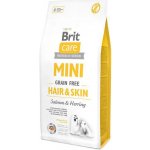 Brit Care Mini Grain-free Hair & Skin Salmon & Herring 0,4 kg – Sleviste.cz