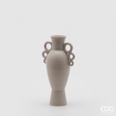 EDG Keramická váza (amfora) dekor antika, šedá – Zboží Dáma