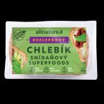 ALLNATURE Bezlepkový chlebík snídaňový superfoods 350 g – Zboží Dáma